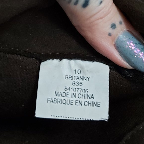 Brown Britanny Heeled Boots - Picture 4 of 9